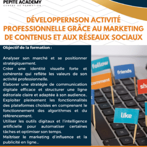 Développer son activité professionnelle grâce au marketing de contenus et aux réseaux sociaux