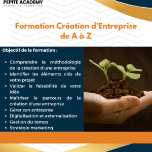 Création d'une entreprise de A à Z