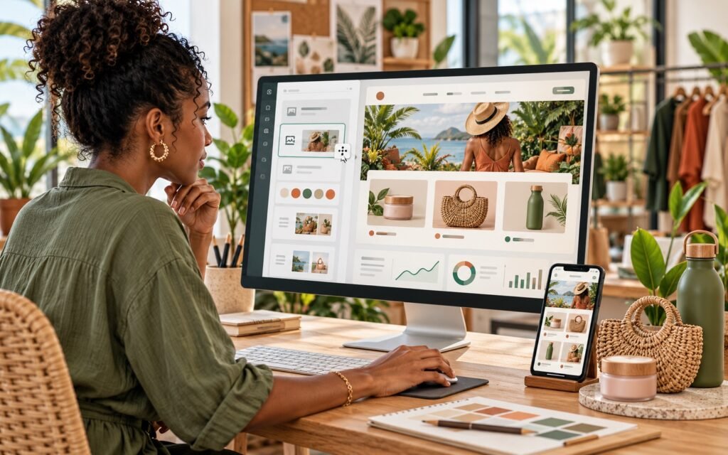 Edition de site web avec le CMS SHOPIFY