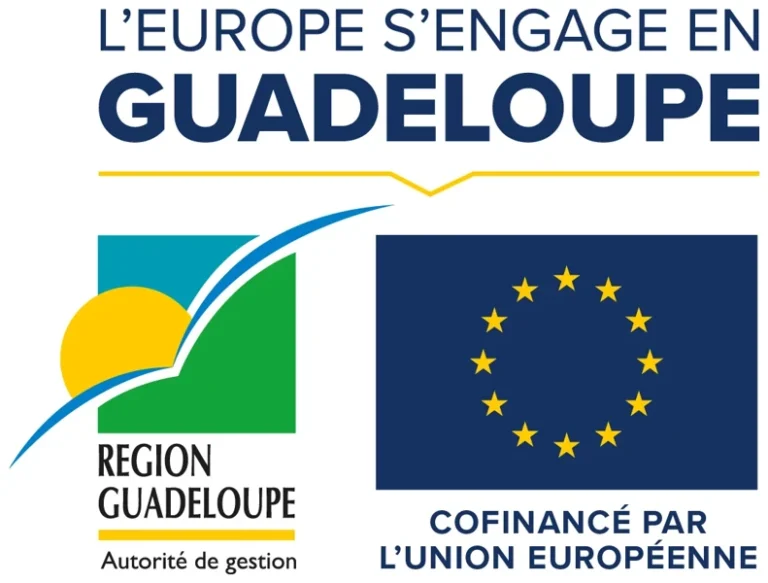 L'Europe s'engage en Guadeloupe : Région Guadeloupe, autorité de gestion, cofinancé par l'Union européenne